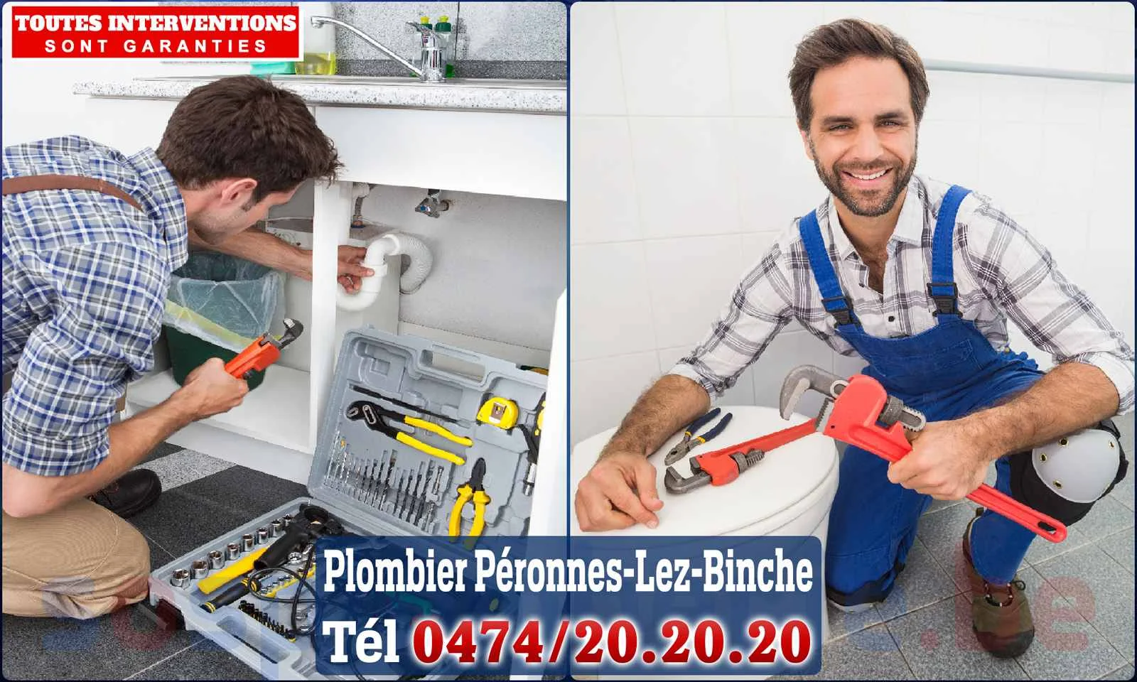 SOS Plomberie - Plombier Péronnes-lez-Binche pour installation et
                    réparation
