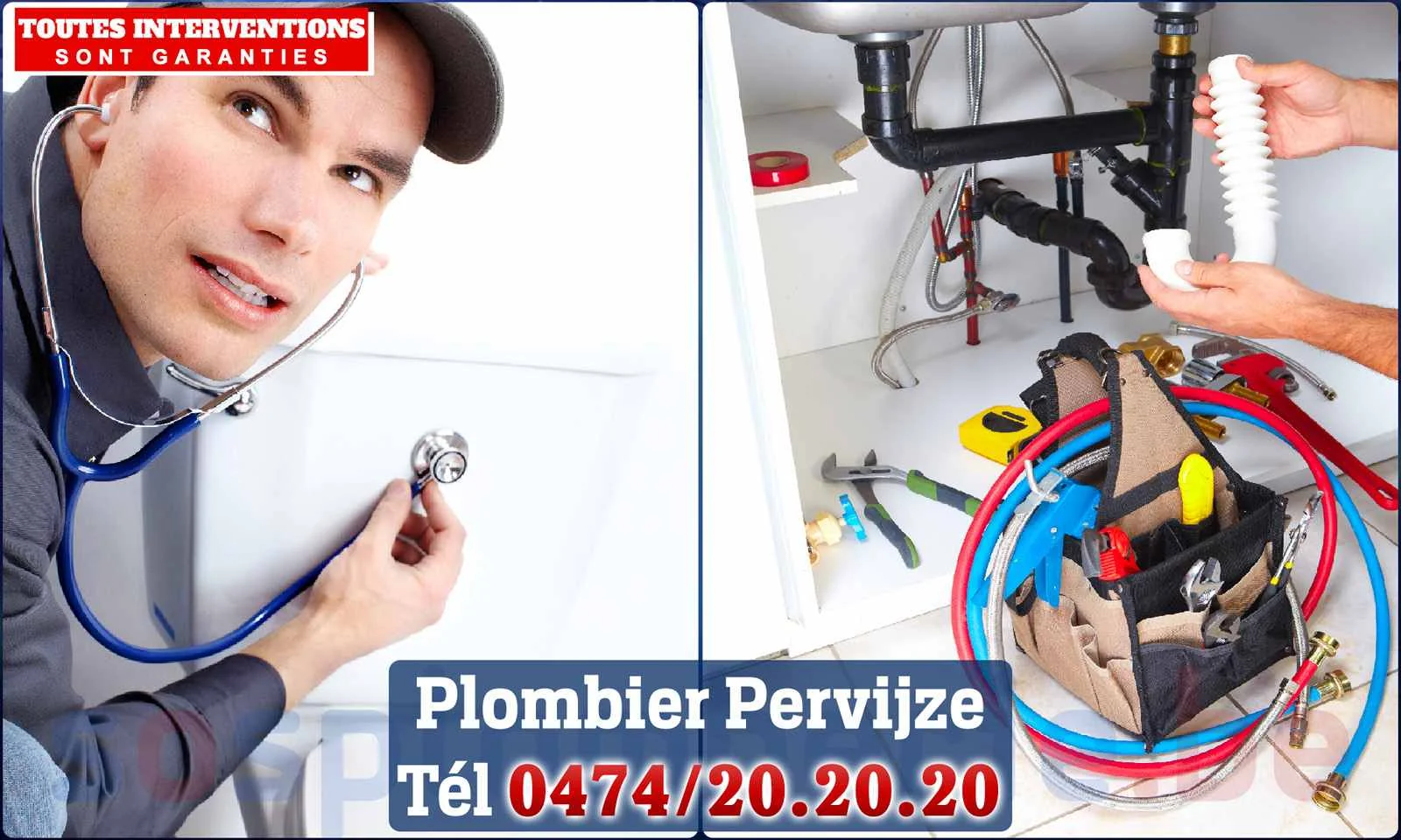 SOS Plomberie - Plombier Pervijze pour installation et
                    réparation