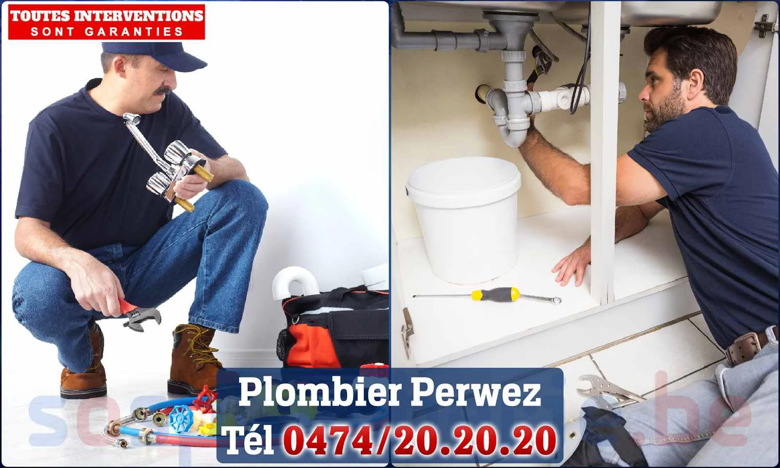 SOS Plomberie - Plombier Perwez pour installation et réparation