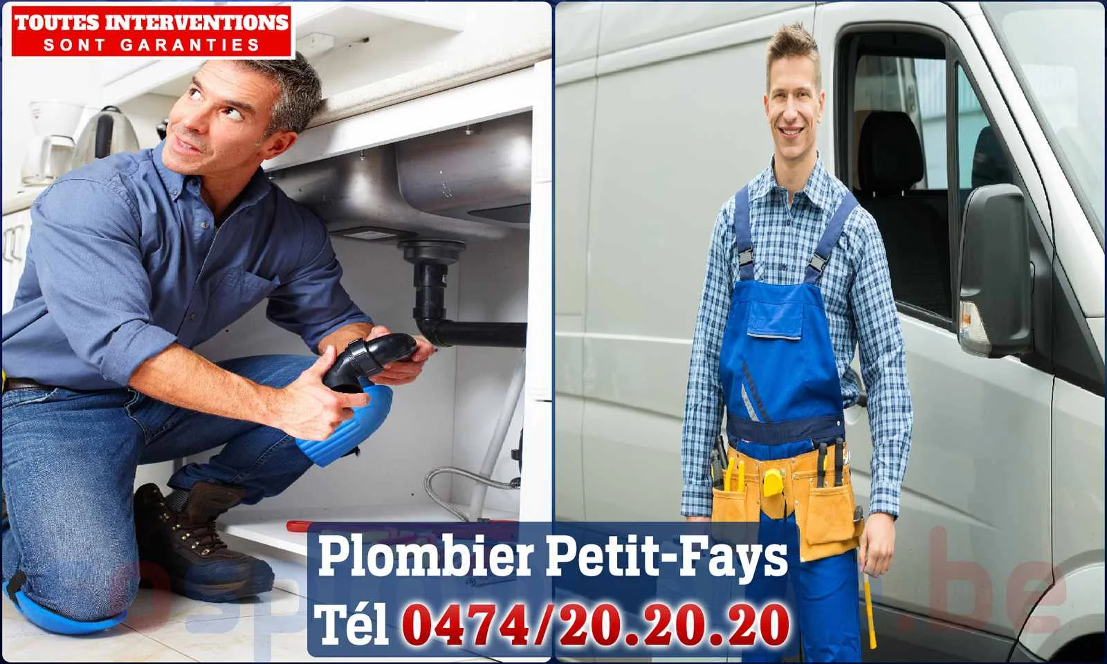 SOS Plomberie - Plombier Petit-Fays pour installation et
                    réparation