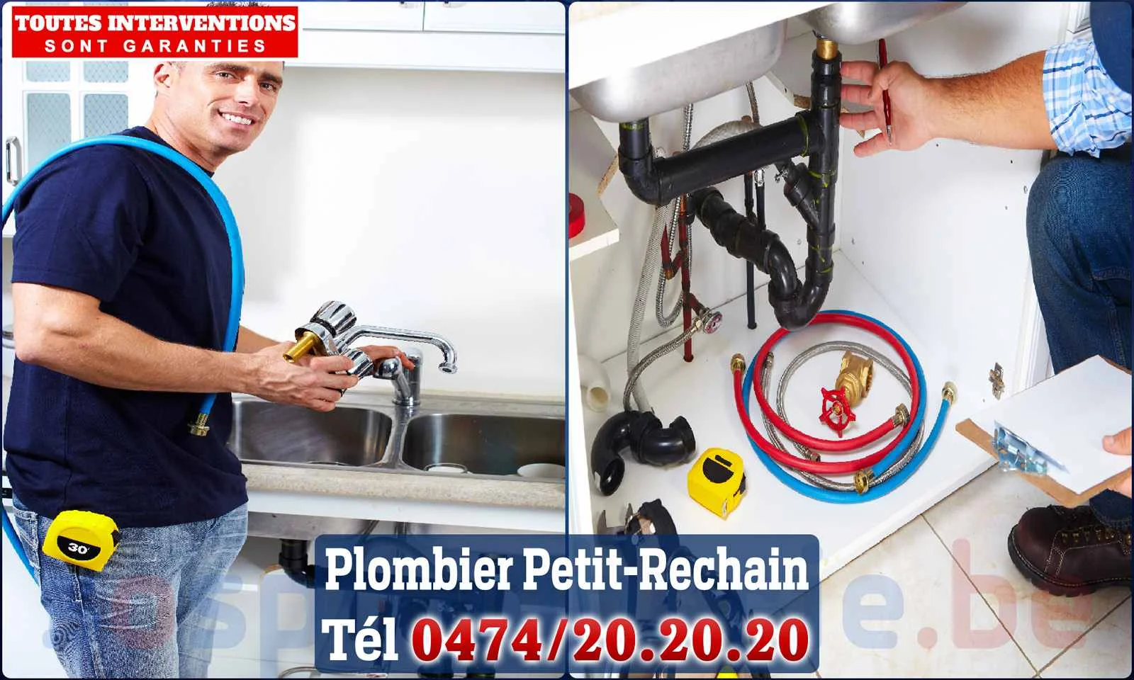 SOS Plomberie - Plombier Petit-Rechain pour installation et
                    réparation