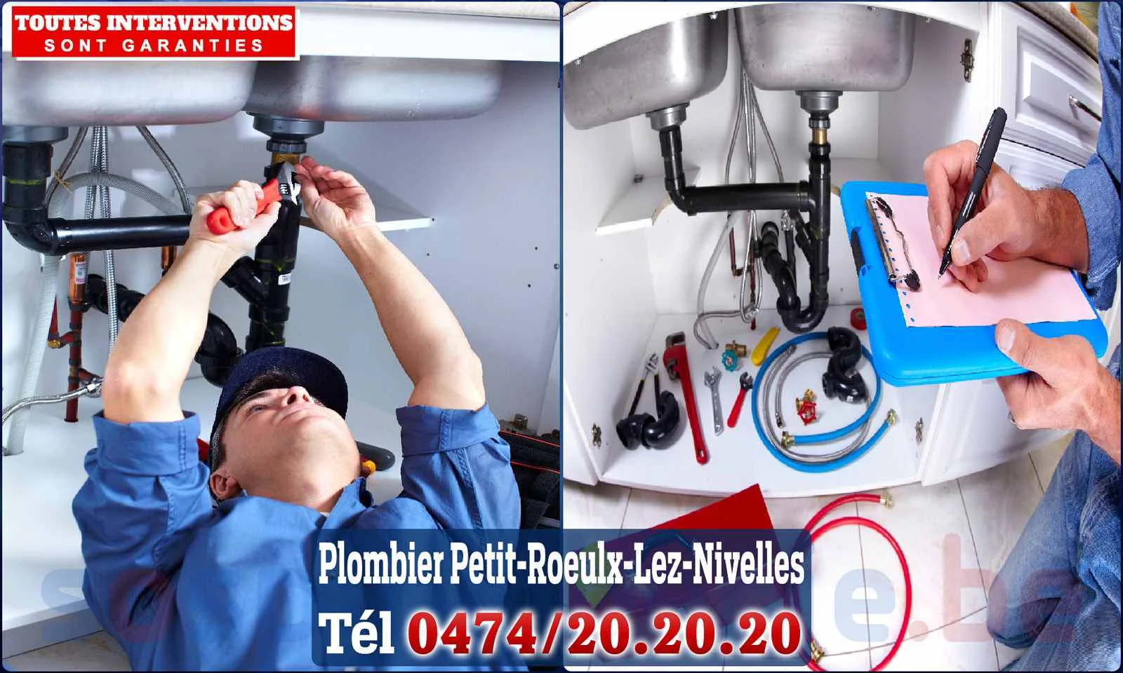 SOS Plomberie - Plombier Petit-Roeulx-lez-Nivelles pour installation et
                    réparation