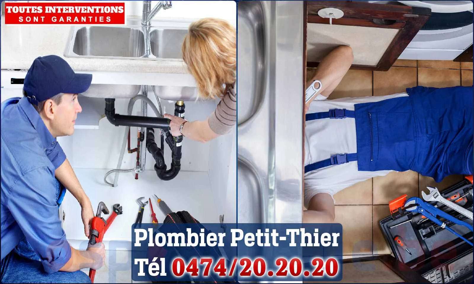 SOS Plomberie - Plombier Petit-Thier pour installation et
                    réparation