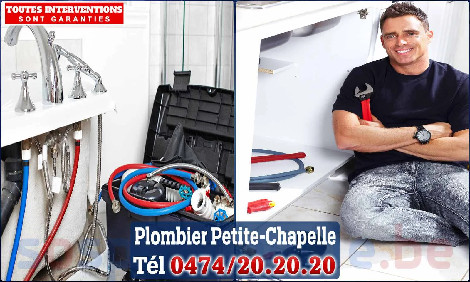 SOS Plomberie - Plombier Petite-Chapelle pour installation et
                    réparation