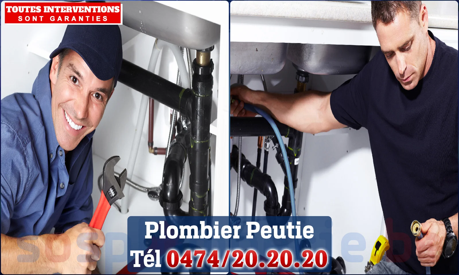 SOS Plomberie - Plombier Peutie pour installation et
                    réparation