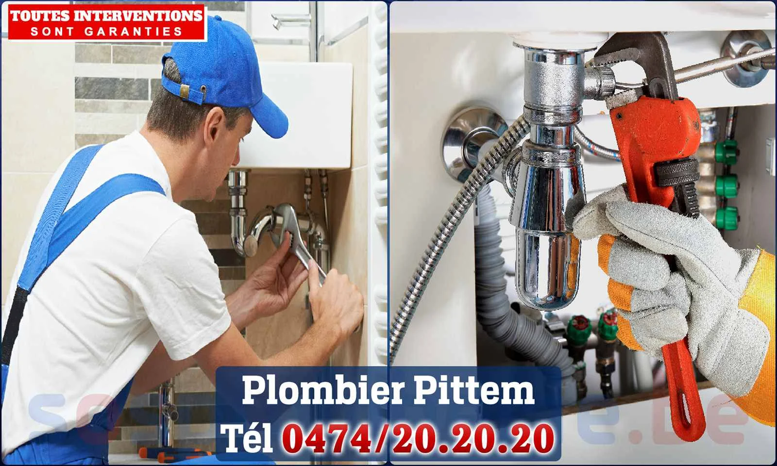 SOS Plomberie - Plombier Pittem pour installation et réparation