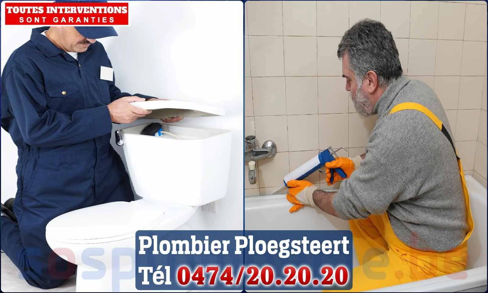 SOS Plomberie - Plombier Ploegsteert pour installation et
                    réparation