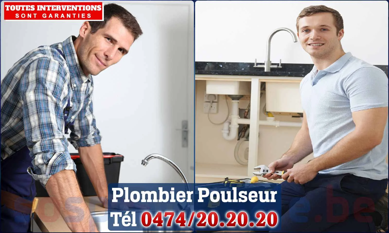 SOS Plomberie - Plombier Poulseur pour installation et
                    réparation