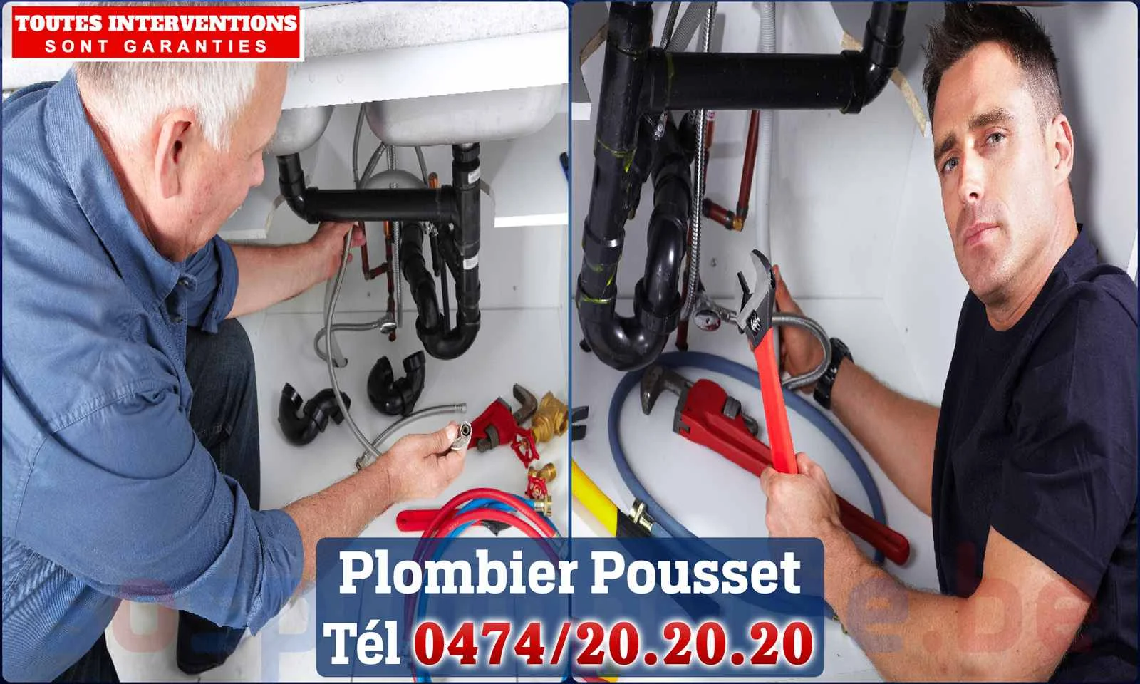 SOS Plomberie - Plombier Pousset pour installation et
                    réparation