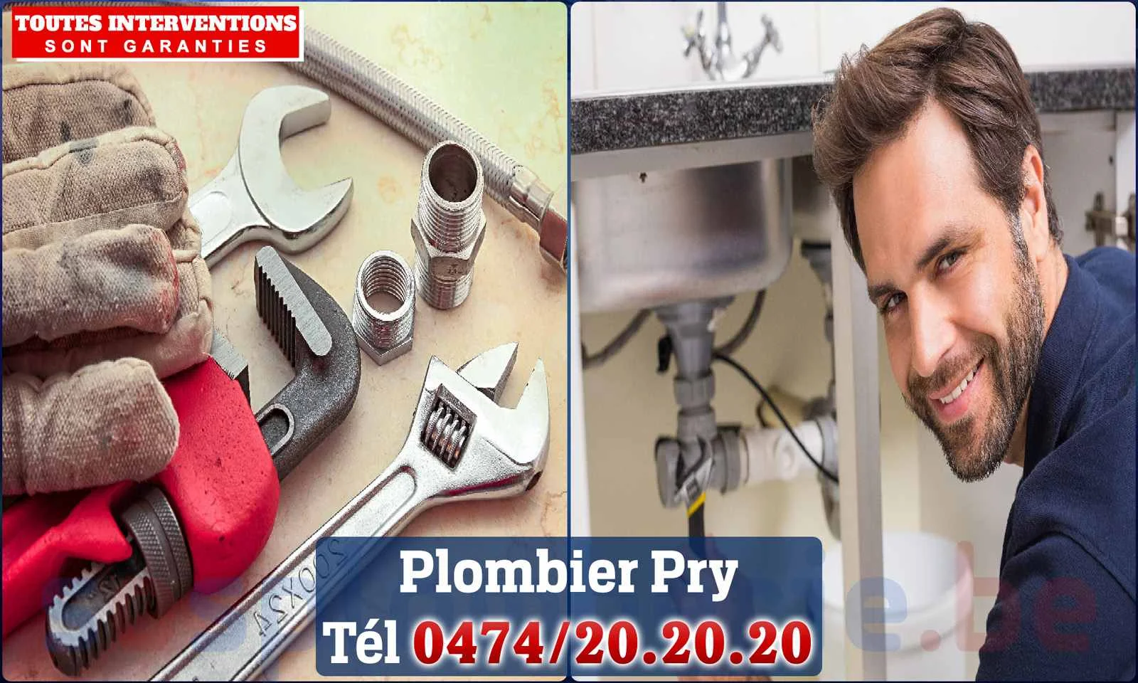 SOS Plomberie - Plombier Pry pour installation et
                    réparation