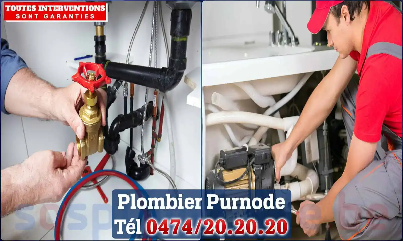 SOS Plomberie - Plombier Purnode pour installation et
                    réparation