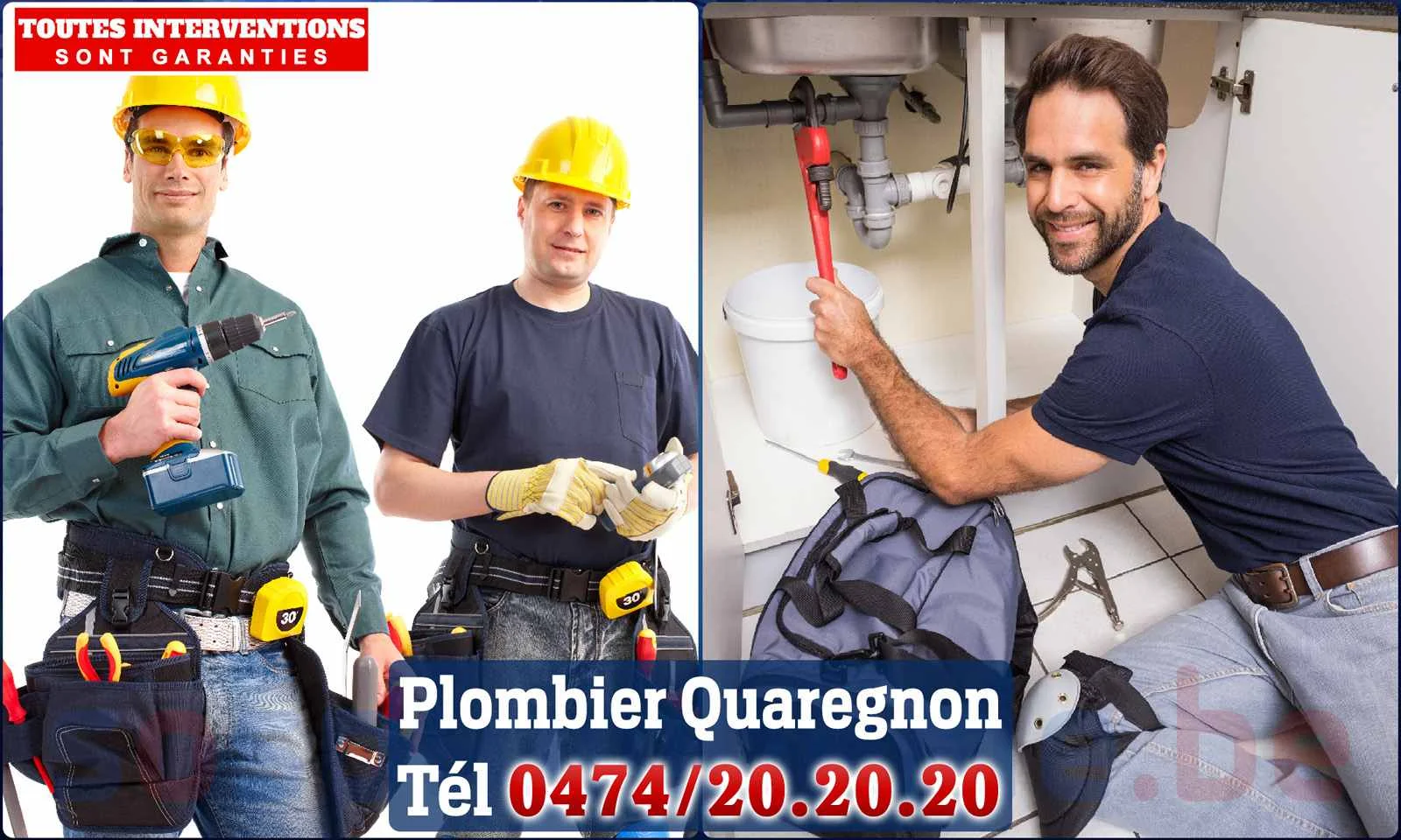 SOS Plomberie - Plombier Quaregnon pour installation et réparation
