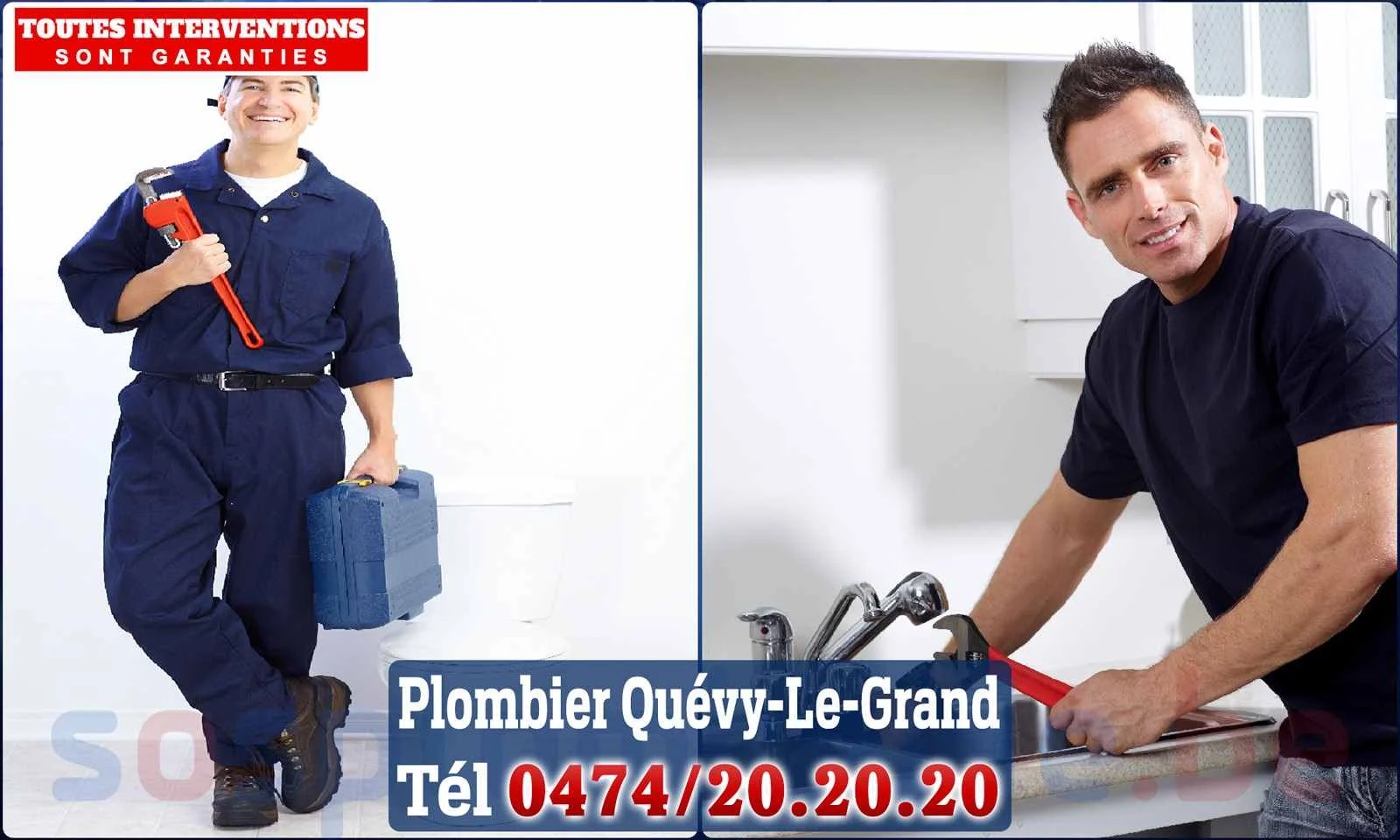 SOS Plomberie - Plombier Quévy-le-Grand pour installation et
                    réparation