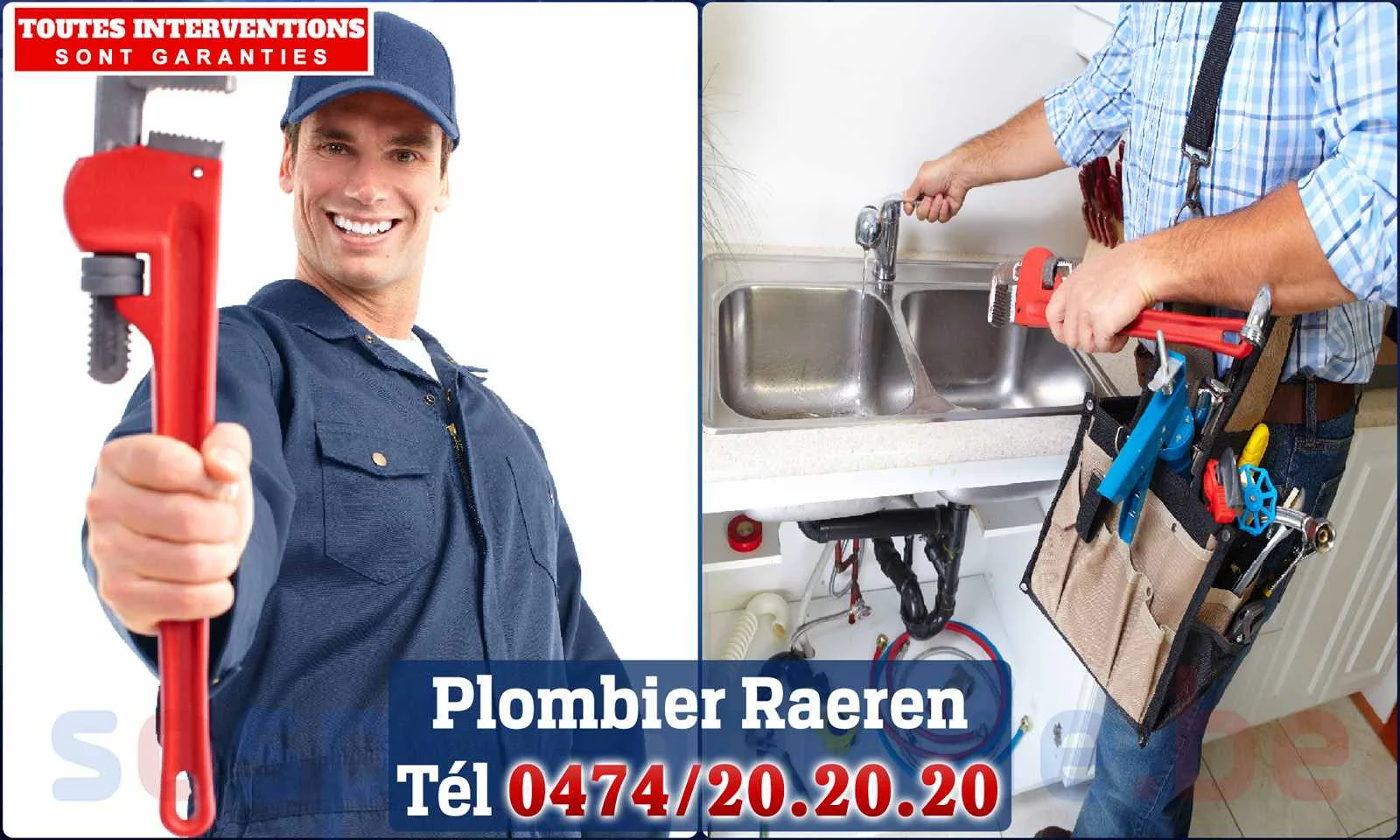 SOS Plomberie - Plombier Raeren pour installation et réparation