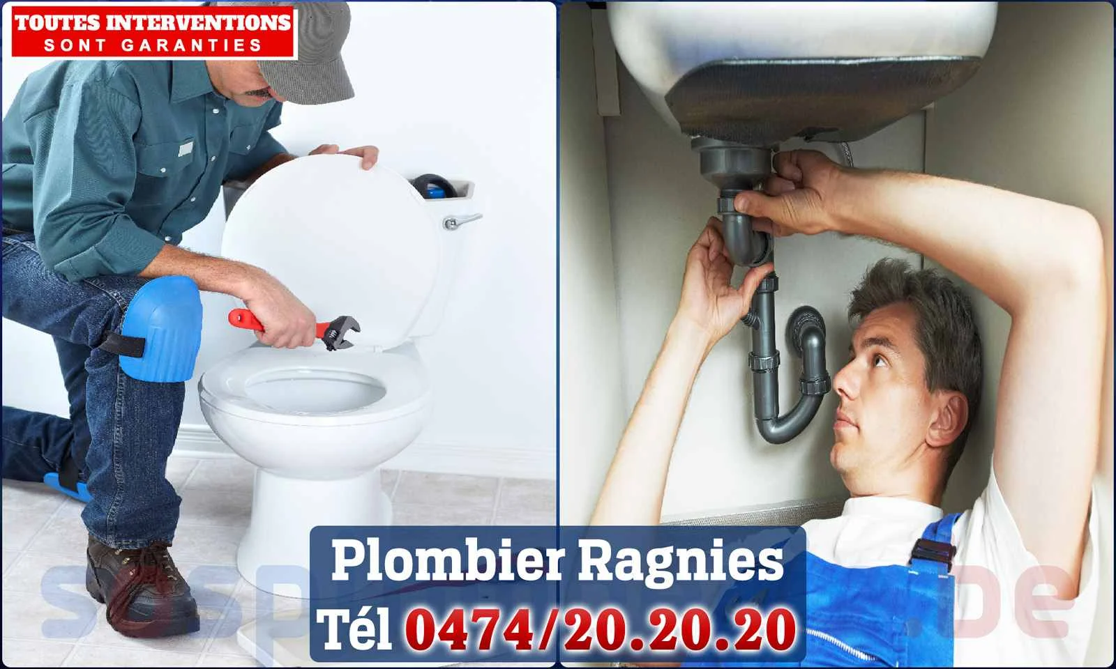 SOS Plomberie - Plombier Ragnies pour installation et
                    réparation