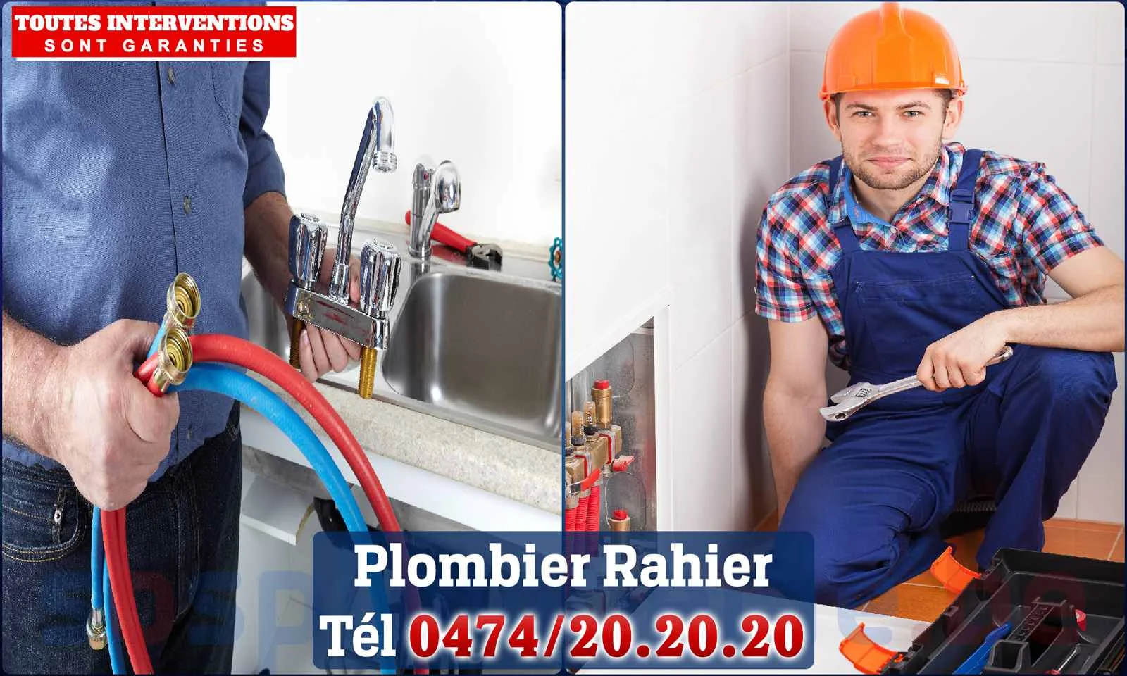 SOS Plomberie - Plombier Rahier pour installation et
                    réparation