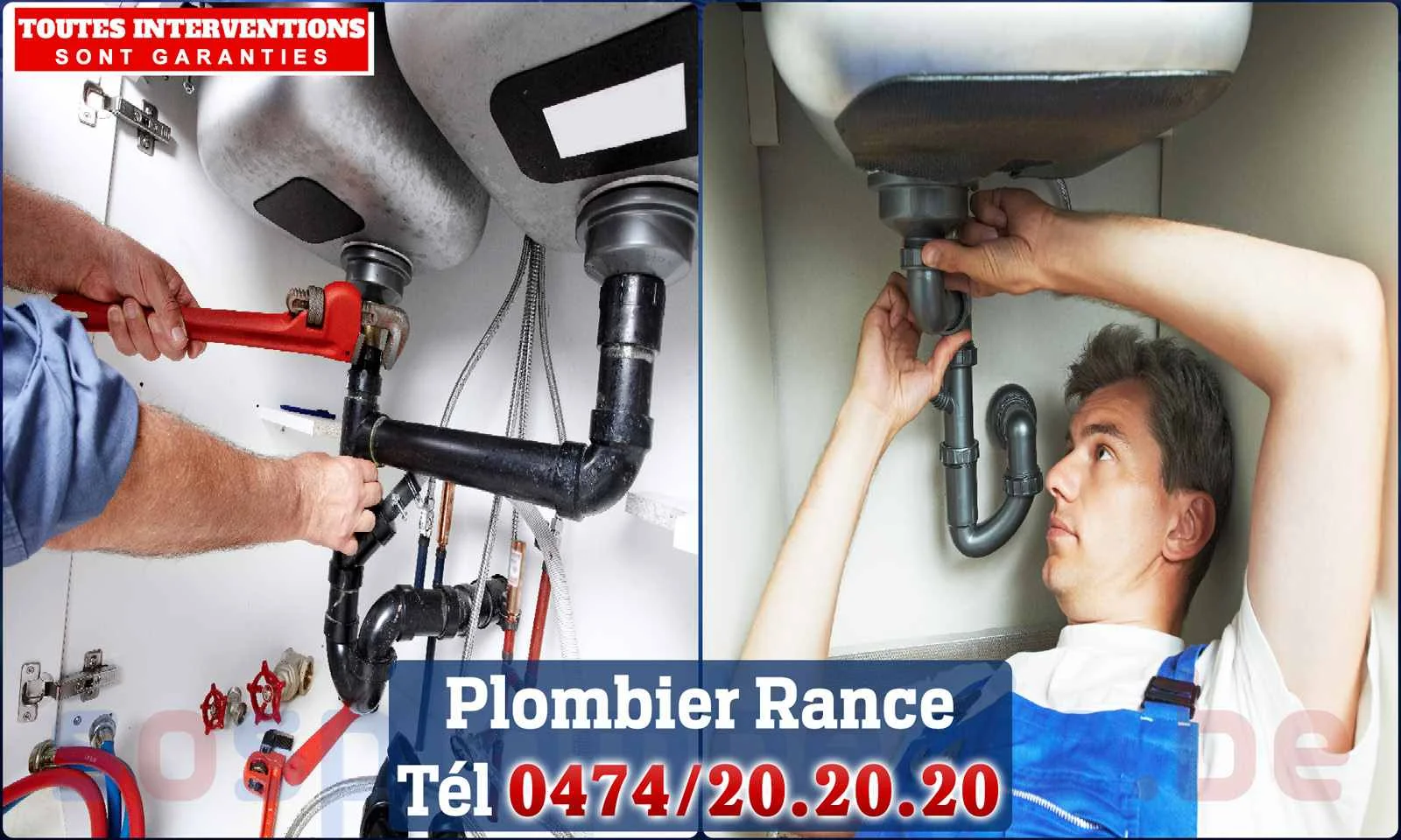 SOS Plomberie - Plombier Rance pour installation et
                    réparation