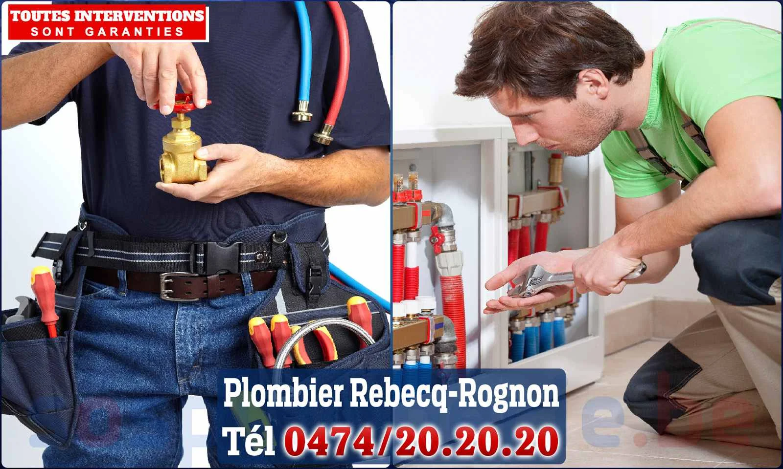 SOS Plomberie - Plombier Rebecq-Rognon pour installation et
                    réparation