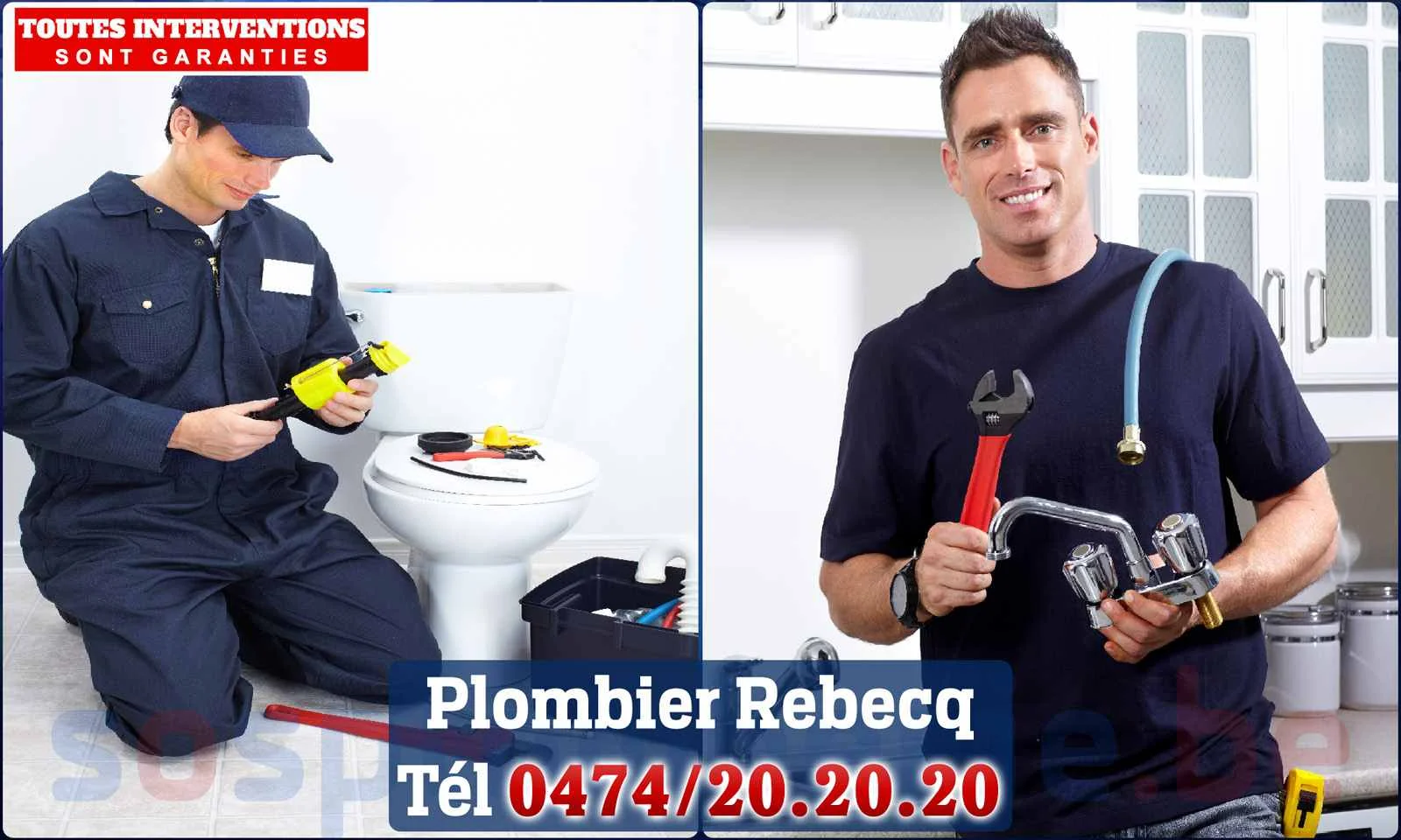 SOS Plomberie - Plombier Rebecq pour installation et réparation