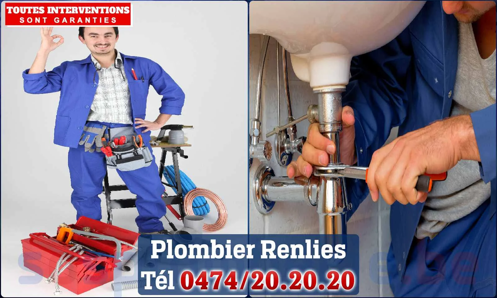 SOS Plomberie - Plombier Renlies pour installation et
                    réparation