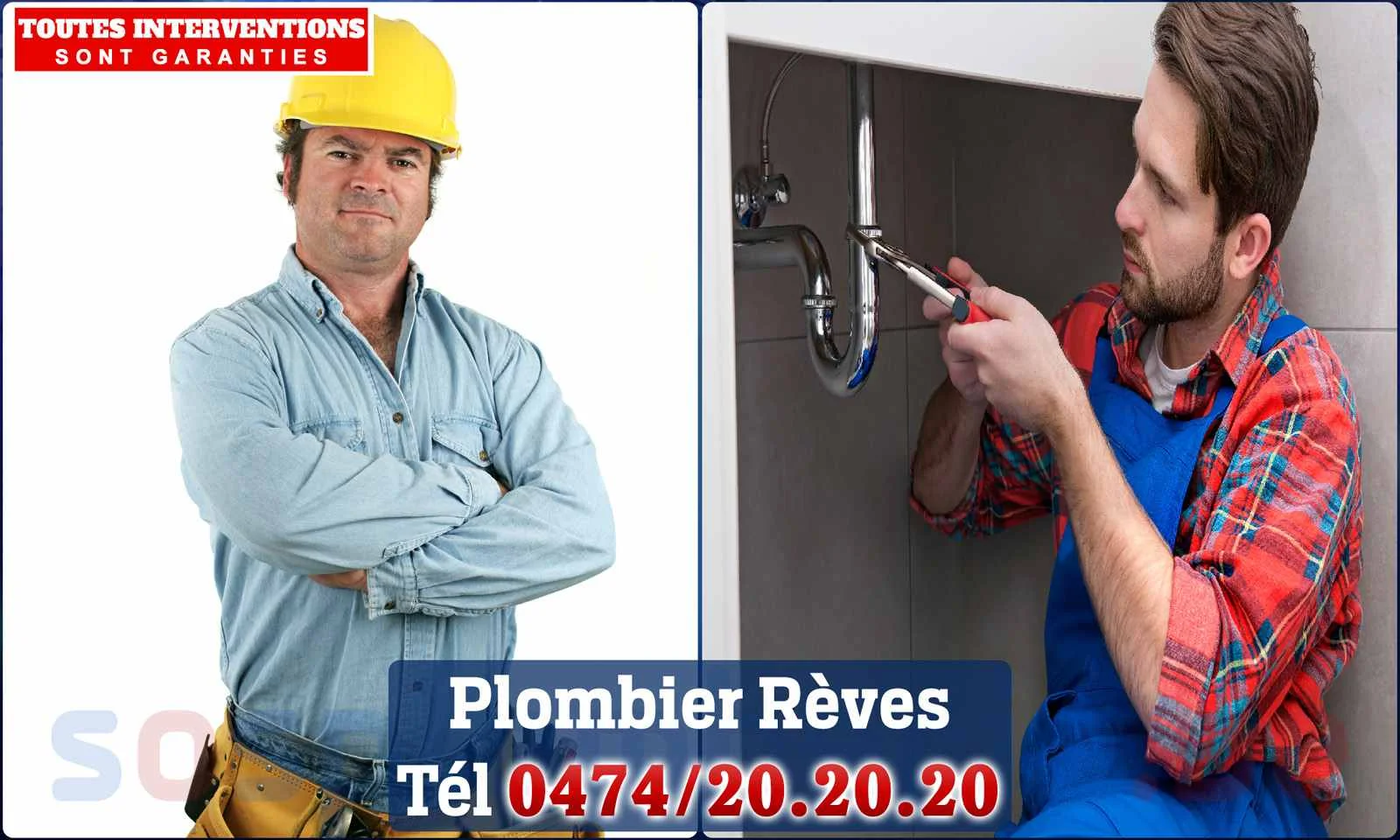 SOS Plomberie - Plombier Rèves pour installation et
                    réparation