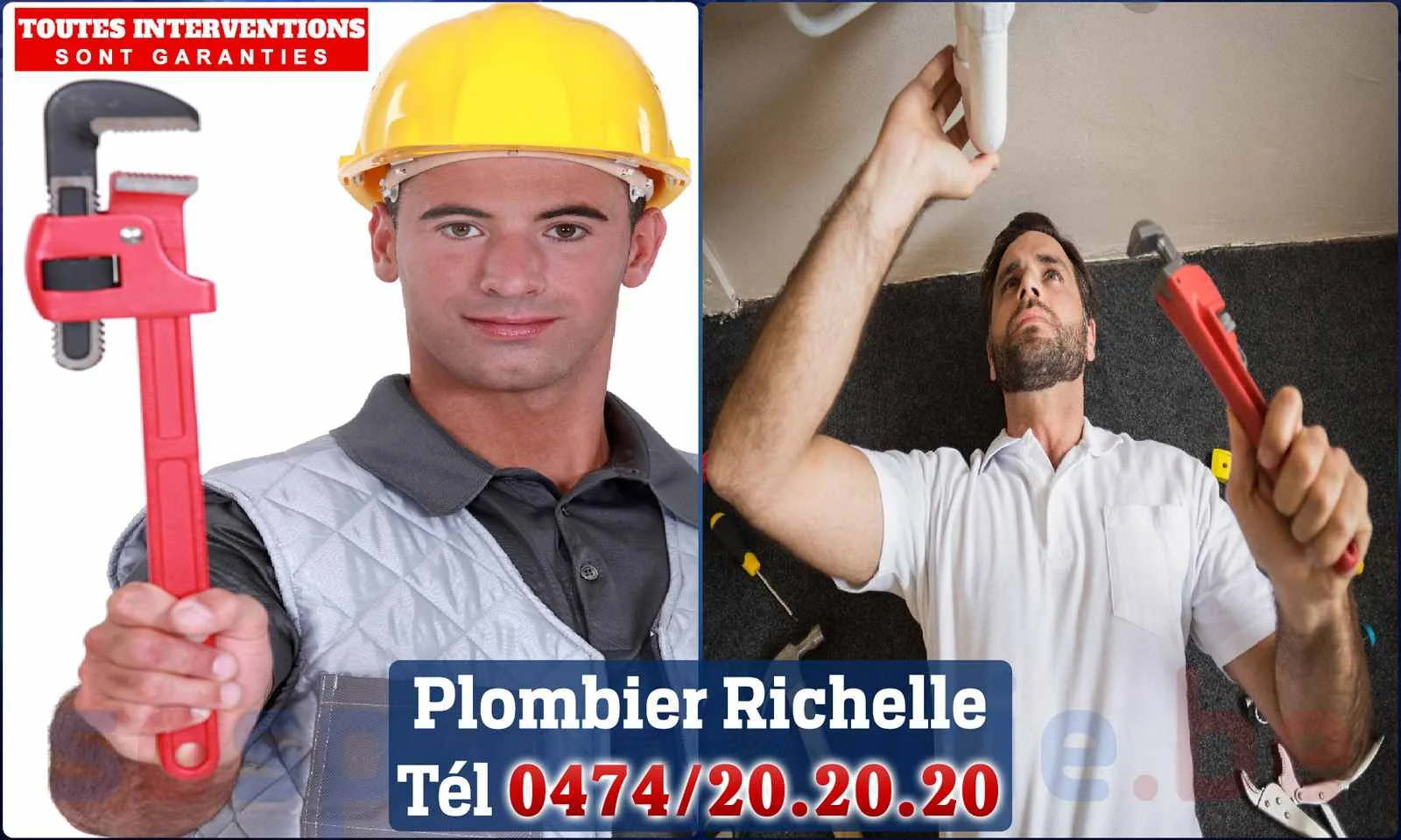 SOS Plomberie - Plombier Richelle pour installation et
                    réparation