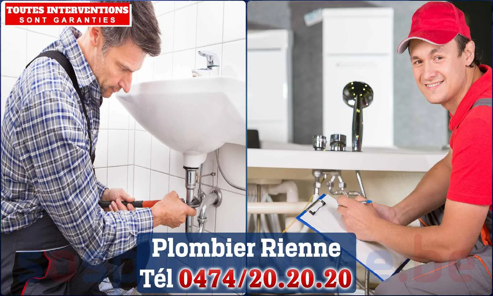 SOS Plomberie - Plombier Rienne pour installation et
                    réparation