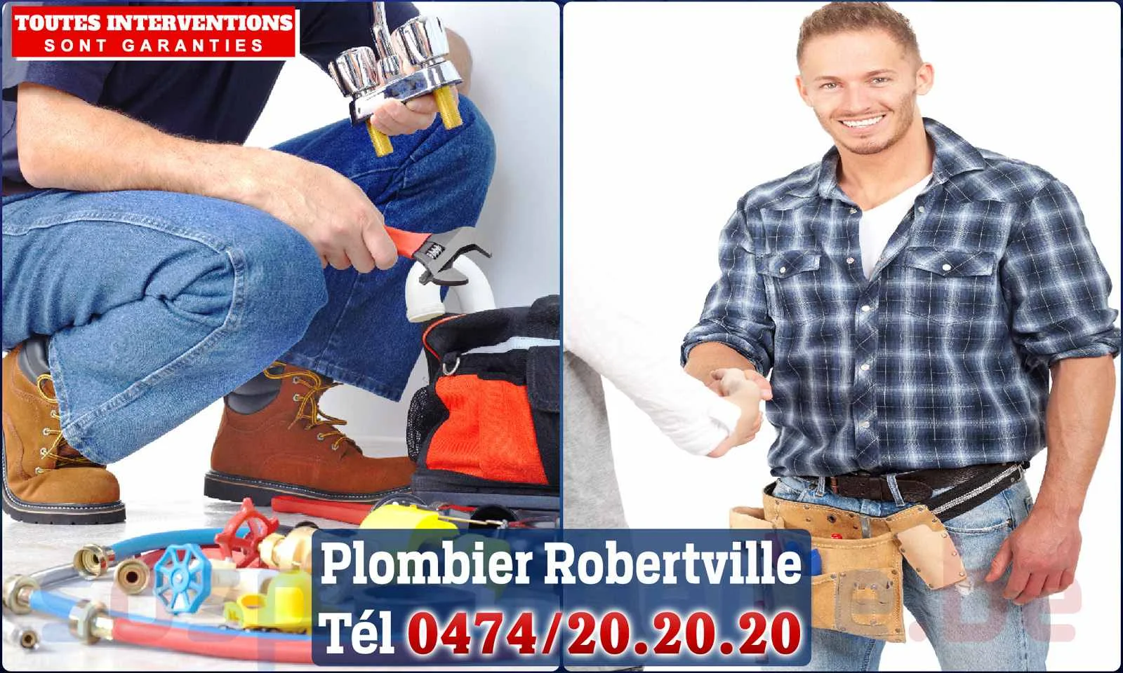 SOS Plomberie - Plombier Robertville pour installation et
                    réparation