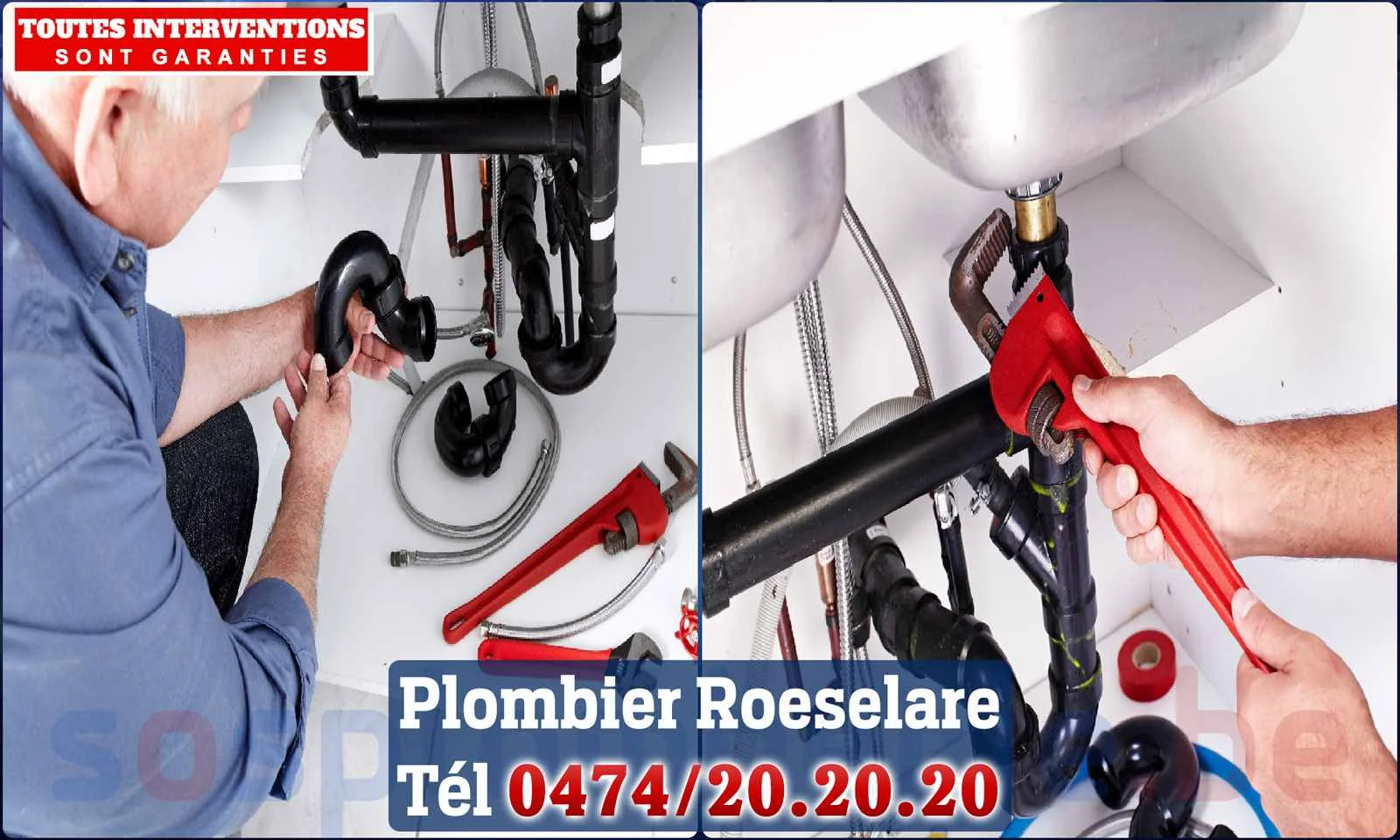 SOS Plomberie - Plombier Roeselare pour installation et réparation