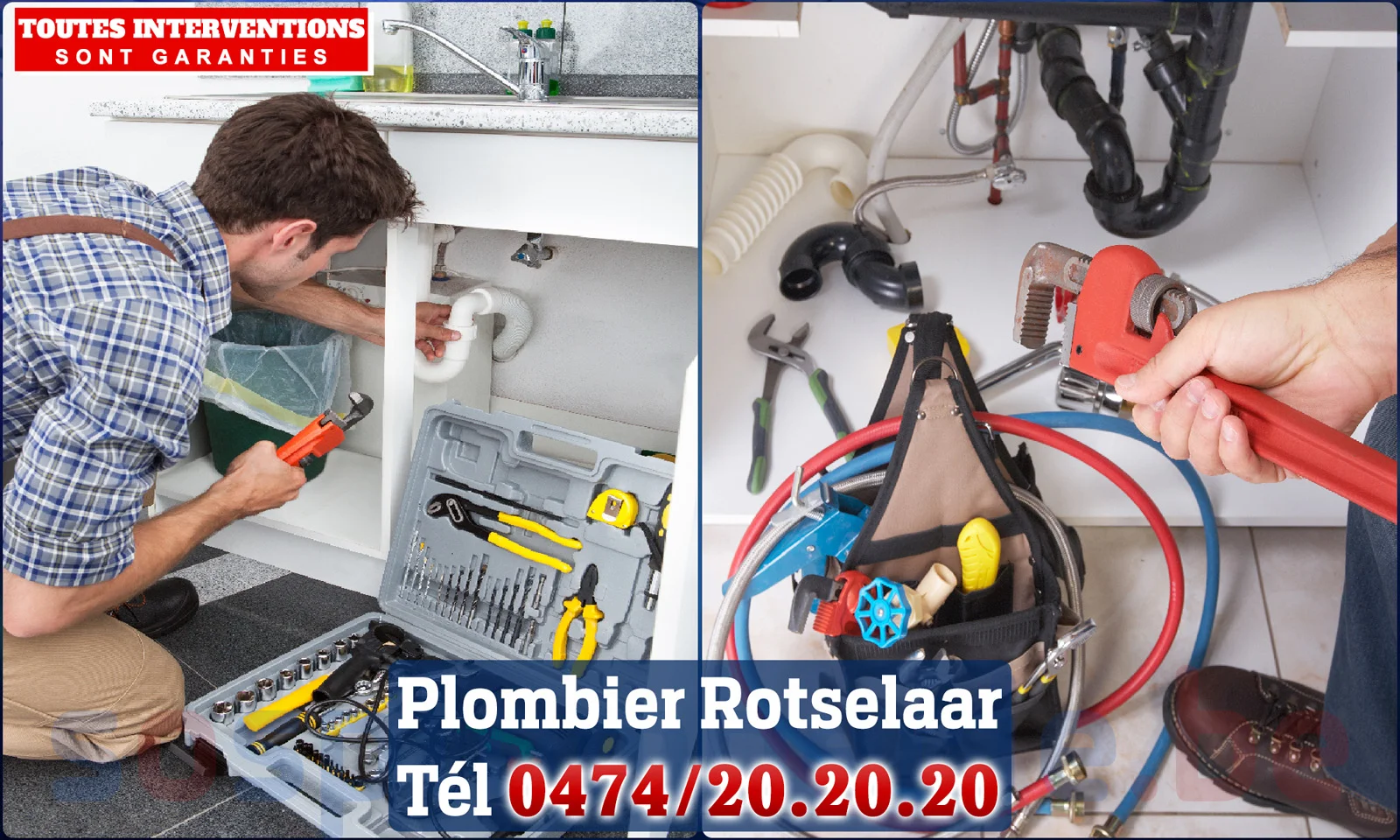 SOS Plomberie - Plombier Rotselaar pour installation et réparation