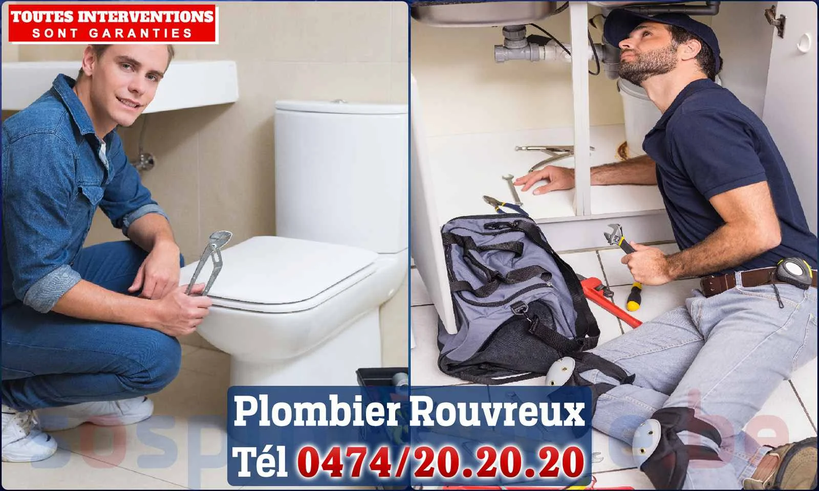 SOS Plomberie - Plombier Rouvreux pour installation et
                    réparation