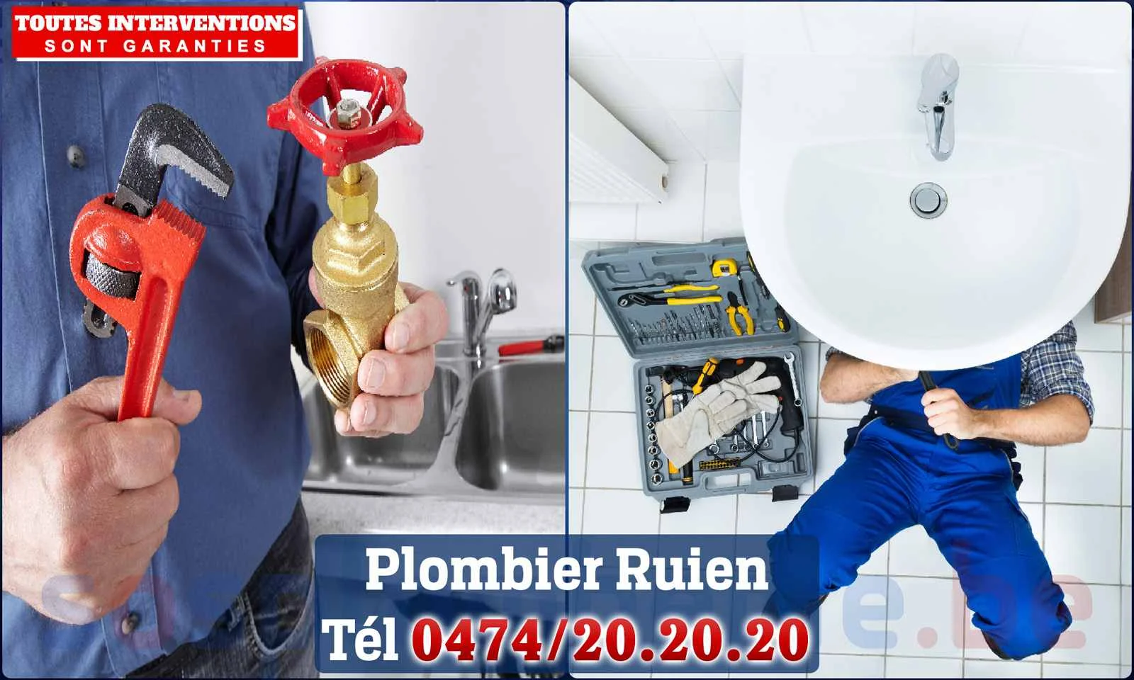 SOS Plomberie - Plombier Ruien pour installation et
                    réparation