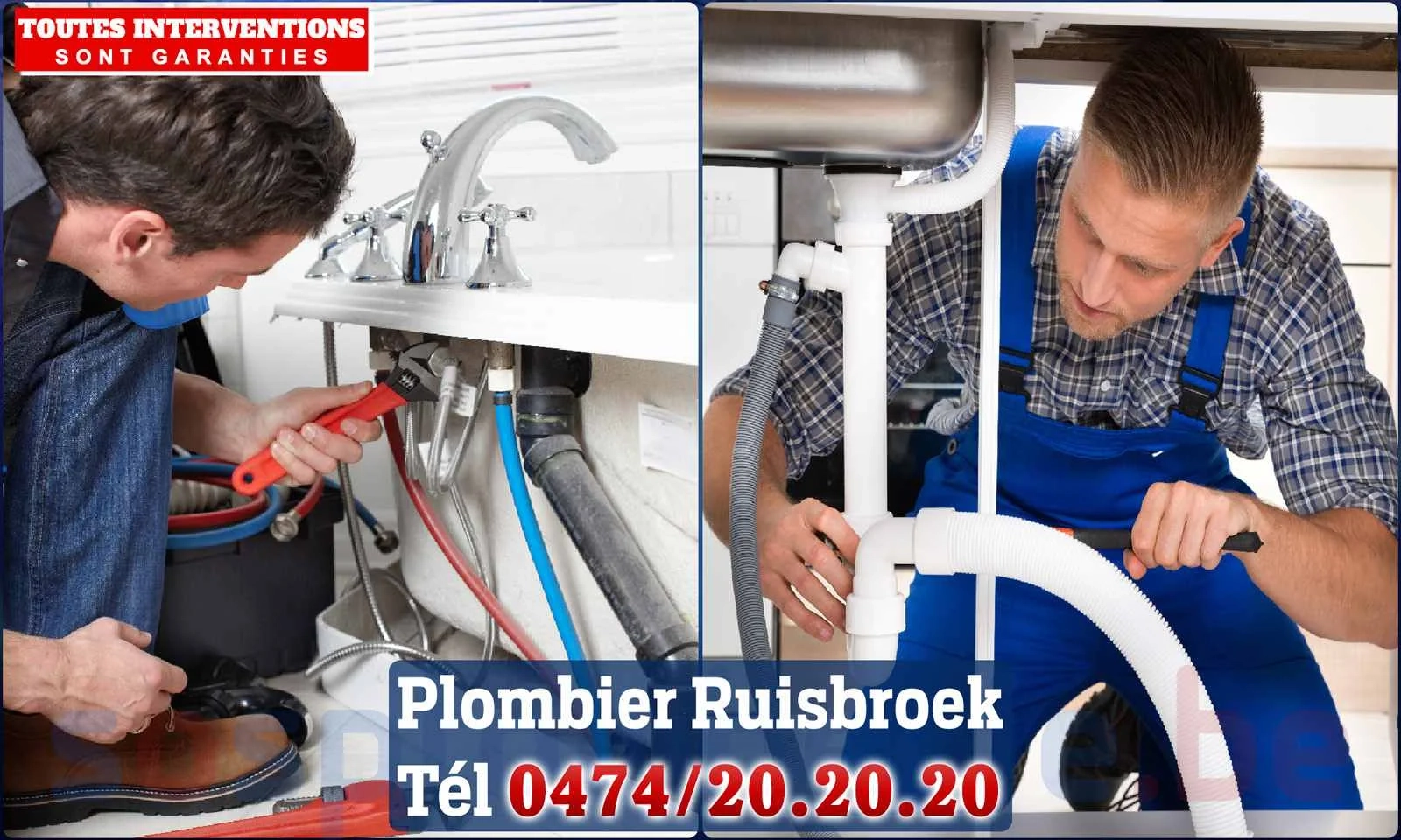 SOS Plomberie - Plombier Ruisbroek pour installation et
                    réparation
