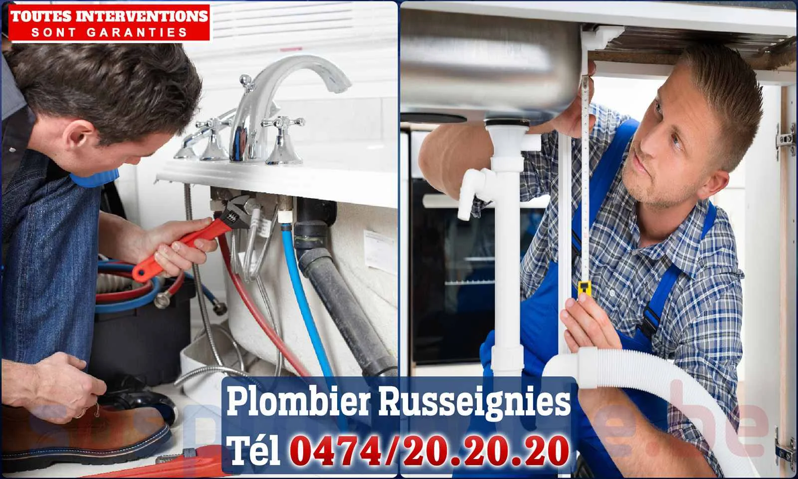 SOS Plomberie - Plombier Russeignies pour installation et
                    réparation