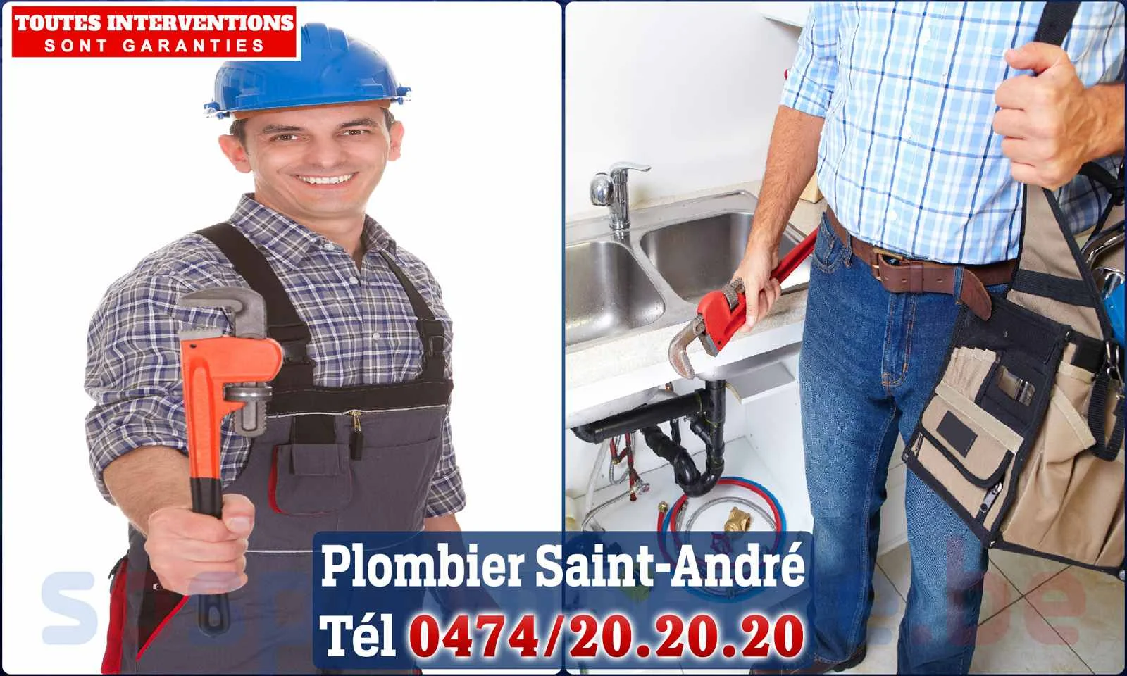 SOS Plomberie - Plombier Saint-André pour installation et
                    réparation