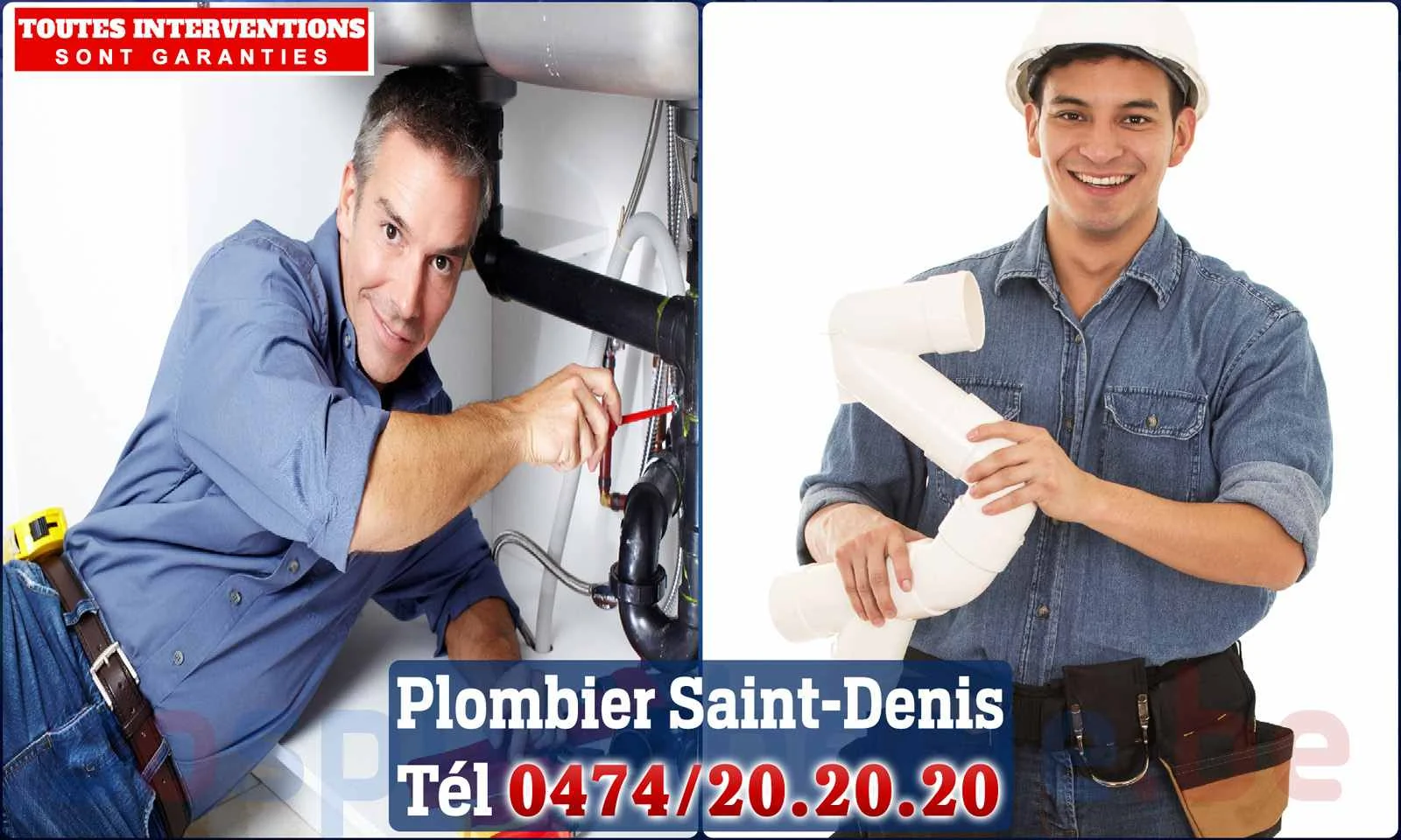 SOS Plomberie - Plombier Saint-Denis pour installation et
                    réparation