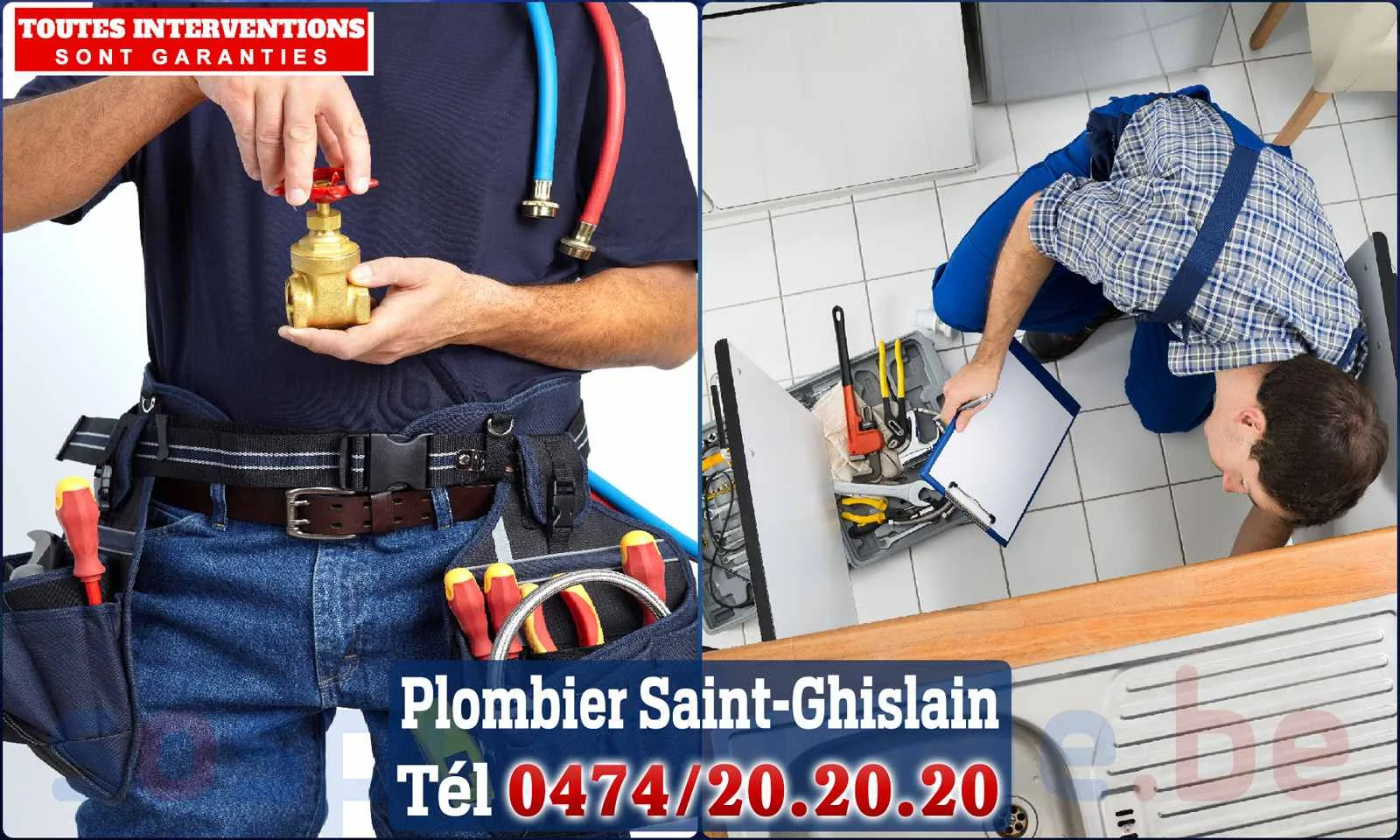 SOS Plomberie - Plombier Saint-Ghislain pour installation et réparation