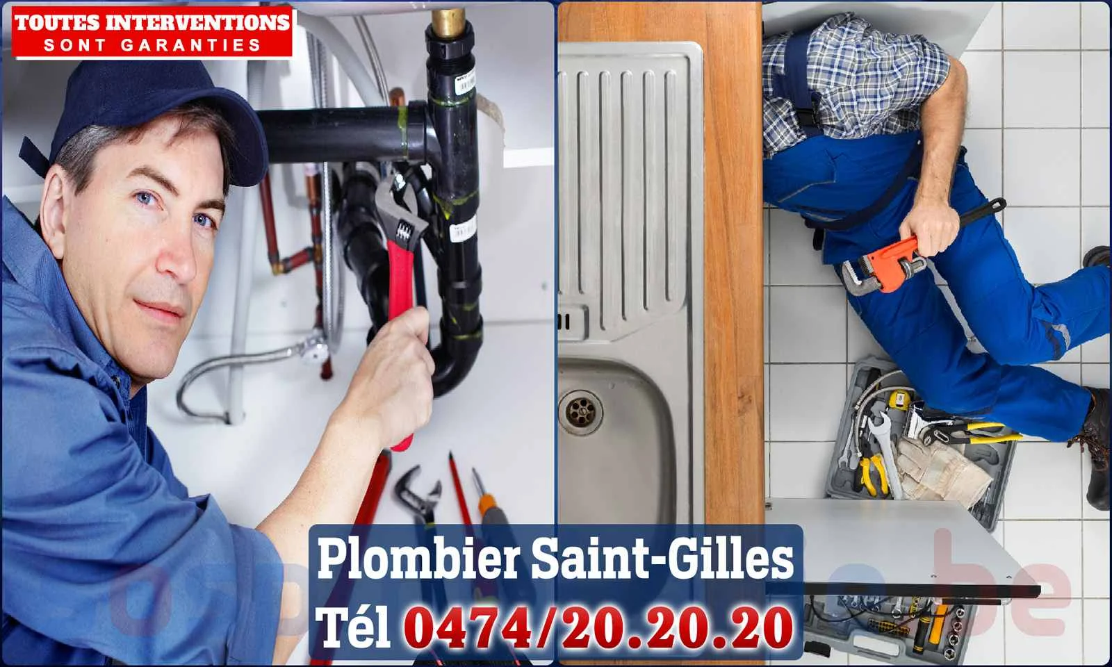 SOS Plomberie - Plombier Saint-Gilles pour installation et réparation