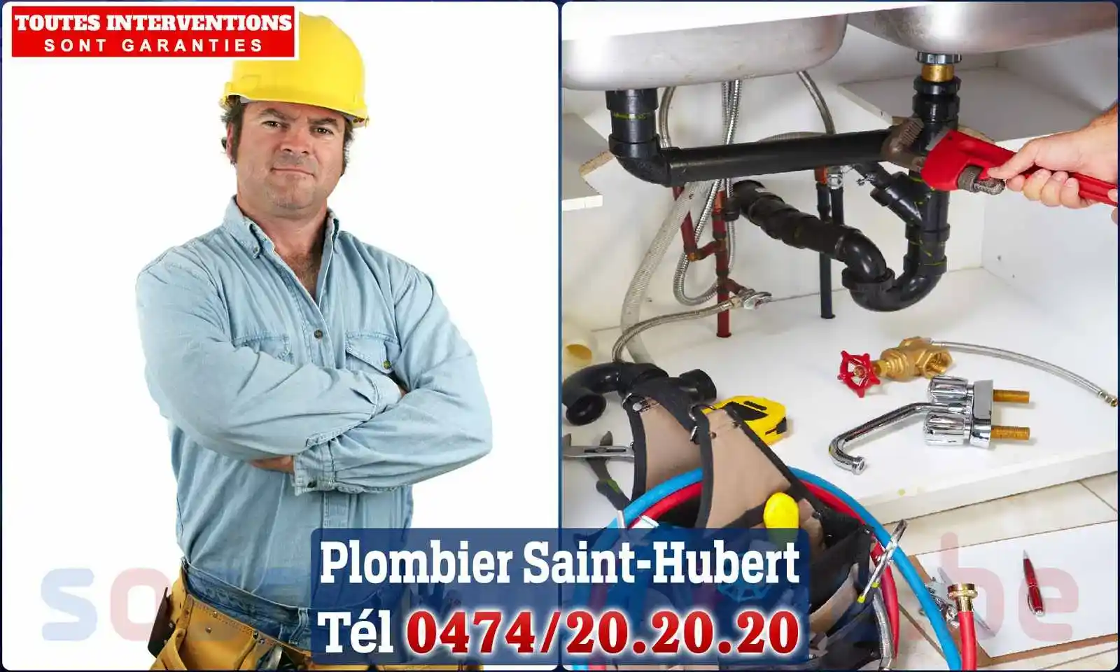 SOS Plomberie - Plombier Saint-Hubert pour installation et réparation