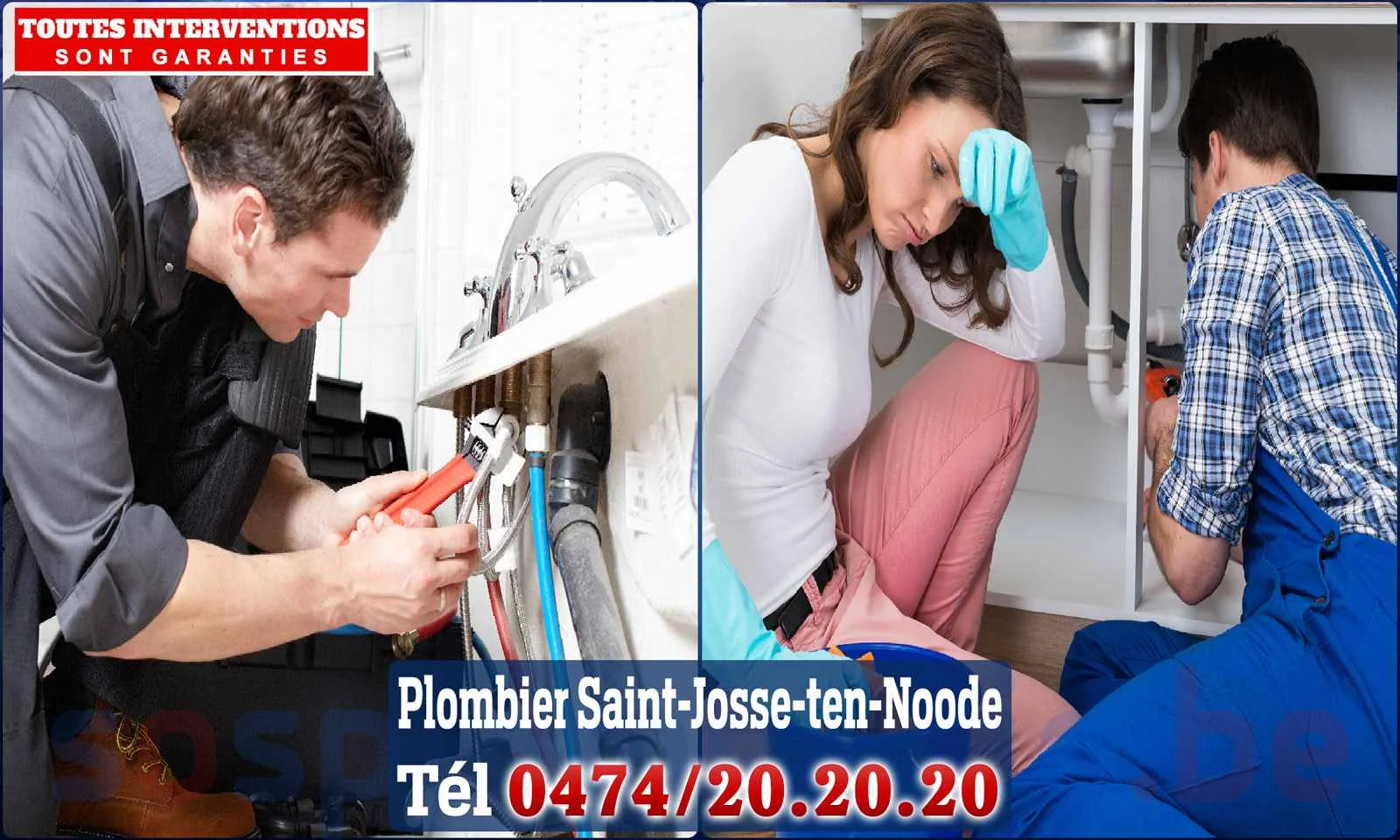 SOS Plomberie - Plombier Saint-Josse-Ten-Noode pour installation et réparation