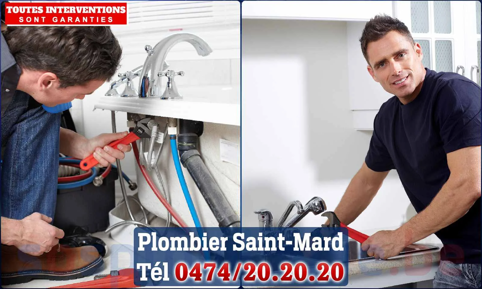 SOS Plomberie - Plombier Saint-Mard pour installation et
                    réparation