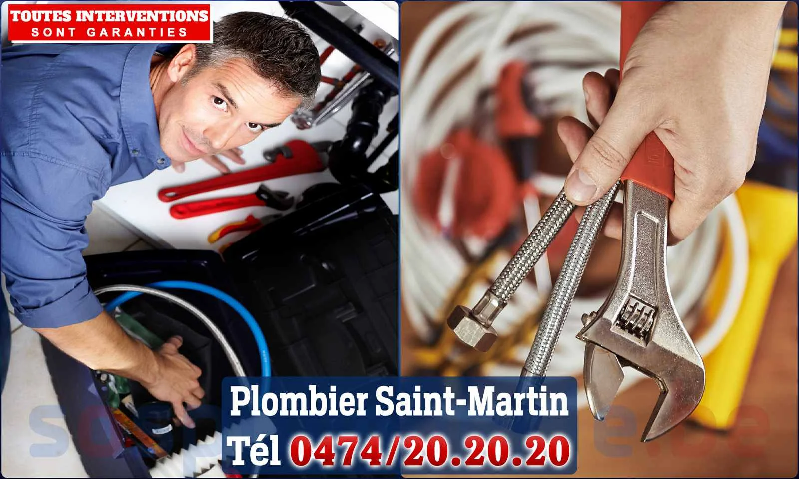 SOS Plomberie - Plombier Saint-Martin pour installation et
                    réparation