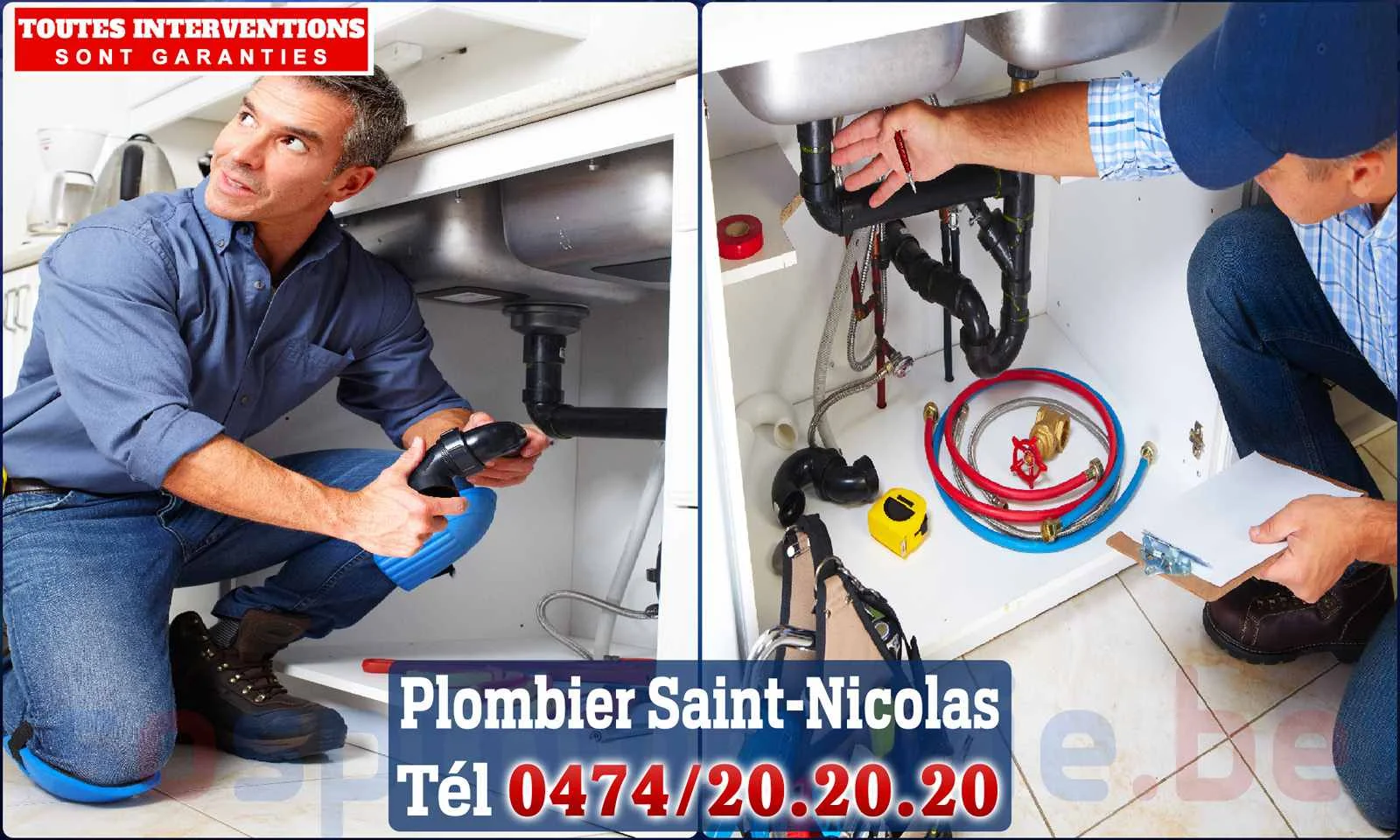 SOS Plomberie - Plombier Saint-Nicolas pour installation et réparation