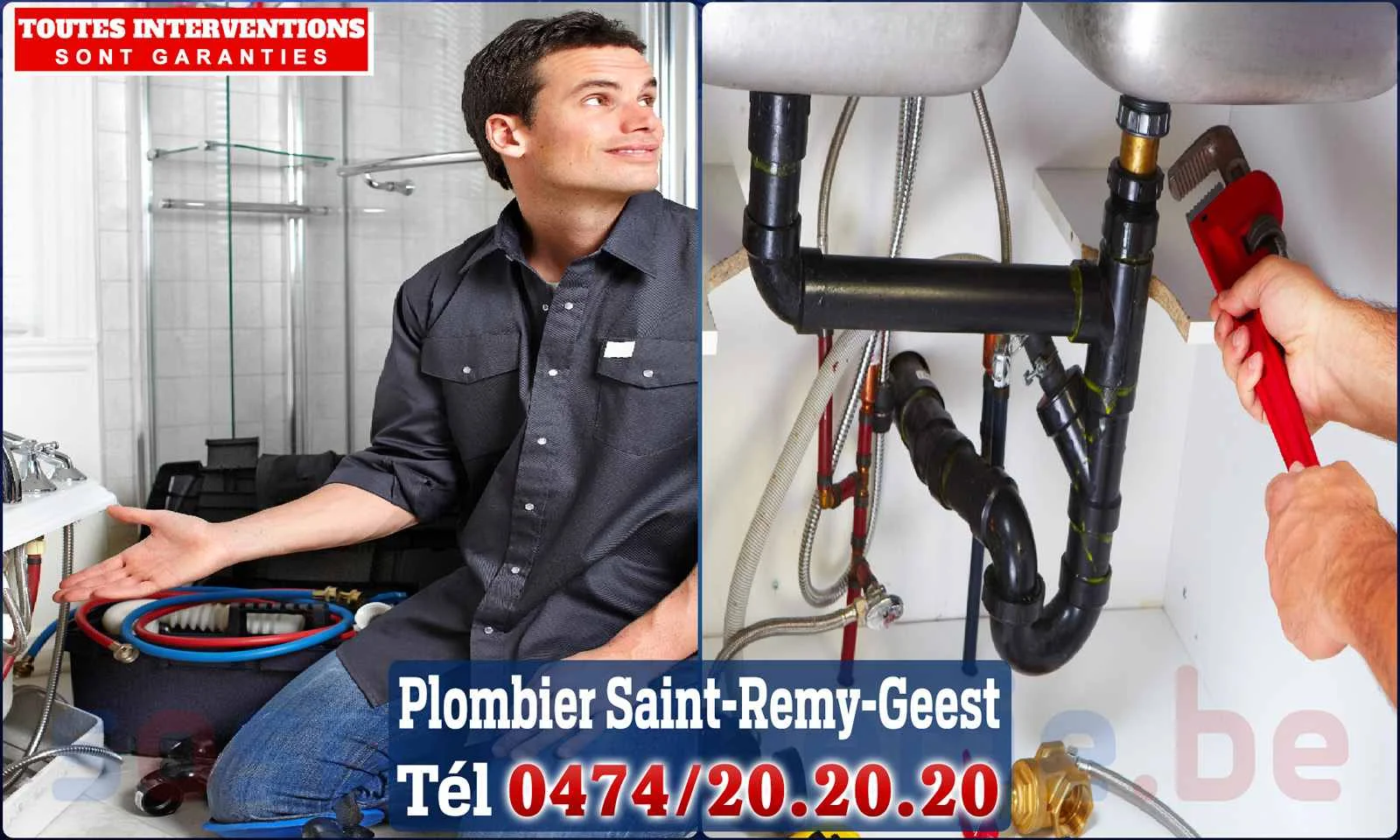 SOS Plomberie - Plombier Saint-Remy-Geest pour installation et
                    réparation