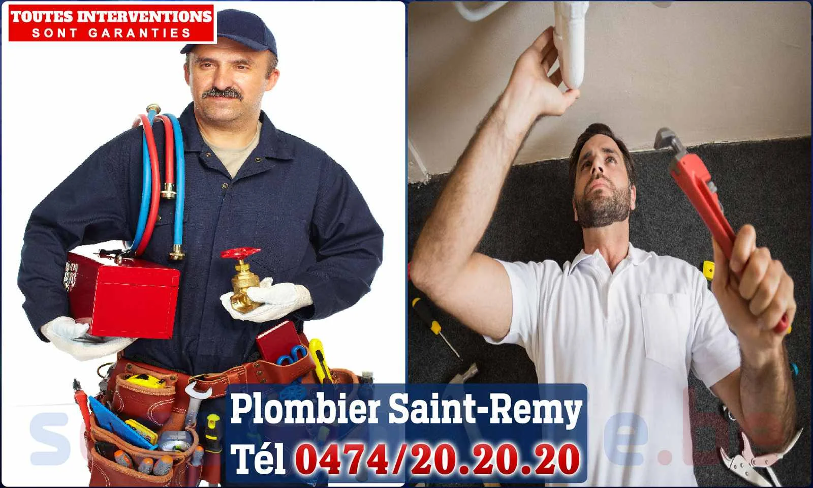 SOS Plomberie - Plombier Saint-Remy pour installation et
                    réparation