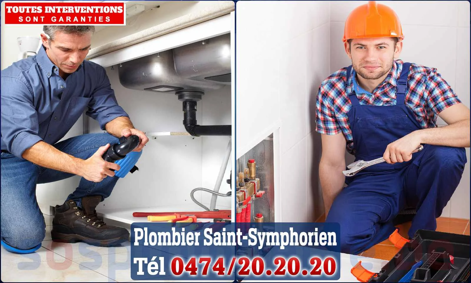 SOS Plomberie - Plombier Saint-Symphorien pour installation et
                    réparation