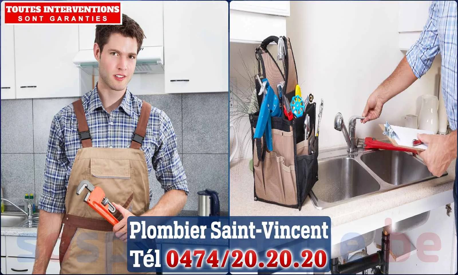 SOS Plomberie - Plombier Saint-Vincent pour installation et
                    réparation