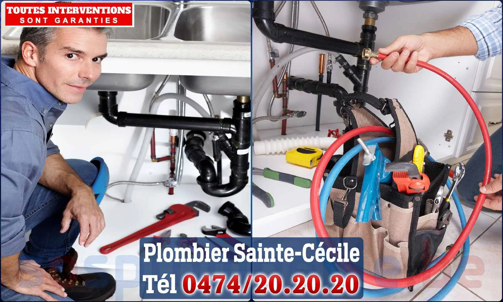 SOS Plomberie - Plombier Sainte-Cécile pour installation et
                    réparation