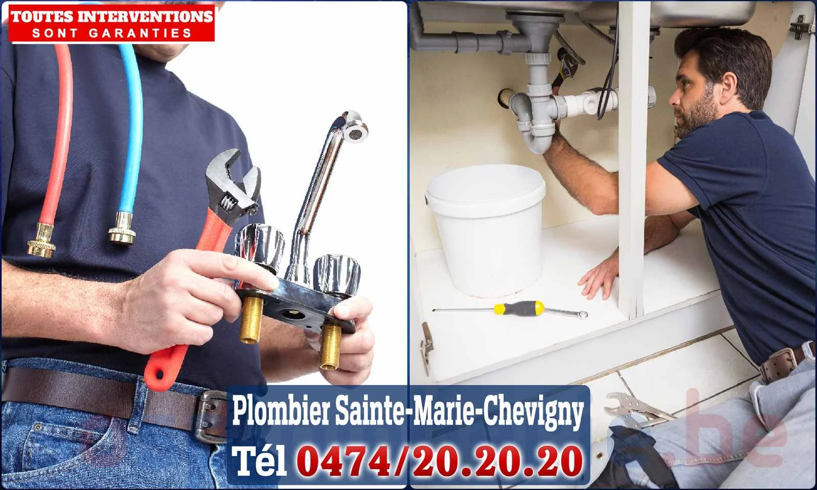 SOS Plomberie - Plombier Sainte-Marie-Chevigny pour installation et
                    réparation