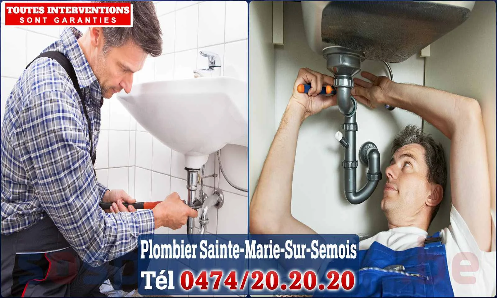 SOS Plomberie - Plombier Sainte-Marie-sur-Semois pour installation et
                    réparation